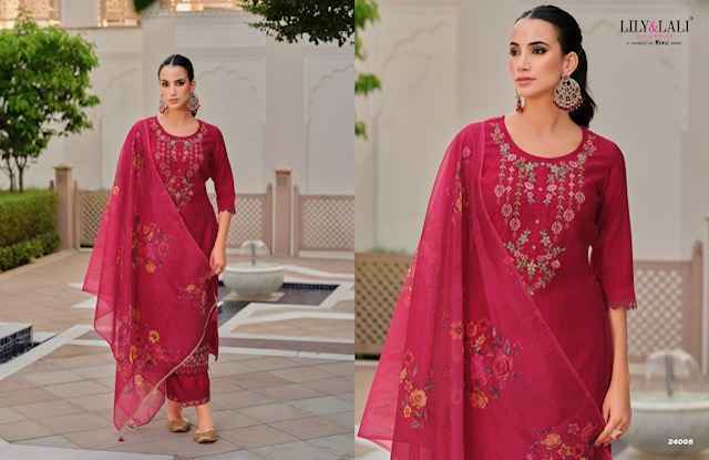 Lily & Lali Afghani Vol-5 Silk Readymade Suit (6 pcs Catalogue)