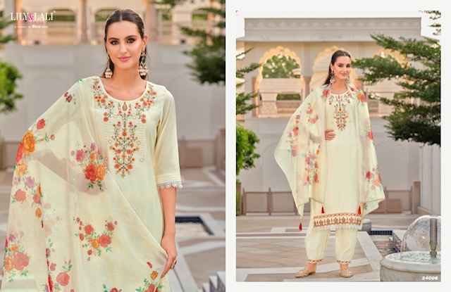 Lily & Lali Afghani Vol-5 Silk Readymade Suit (6 pcs Catalogue)