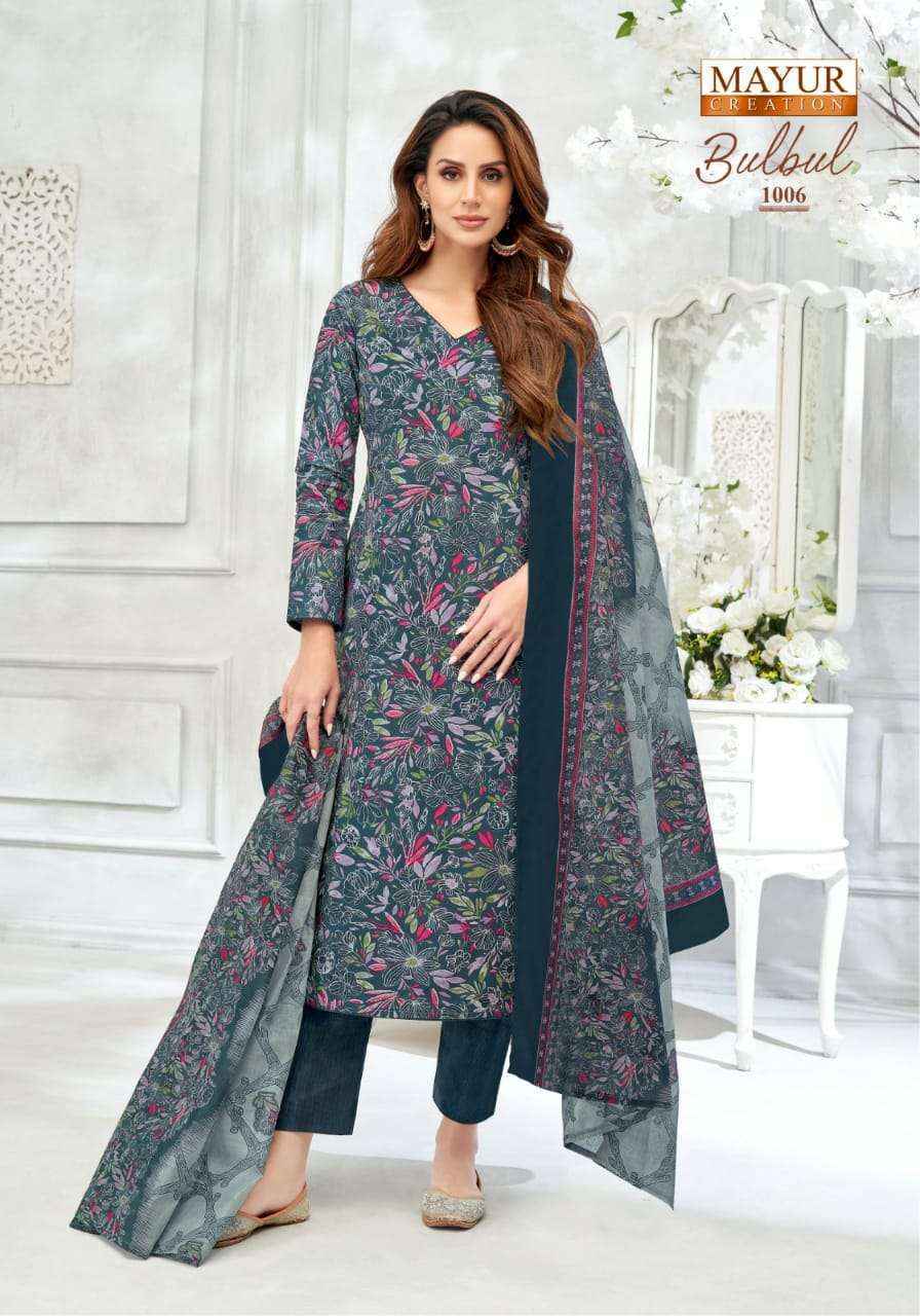 Mayur Creation Bulbul Vol 1 Cotton Dress Material 10 pcs Catalogue