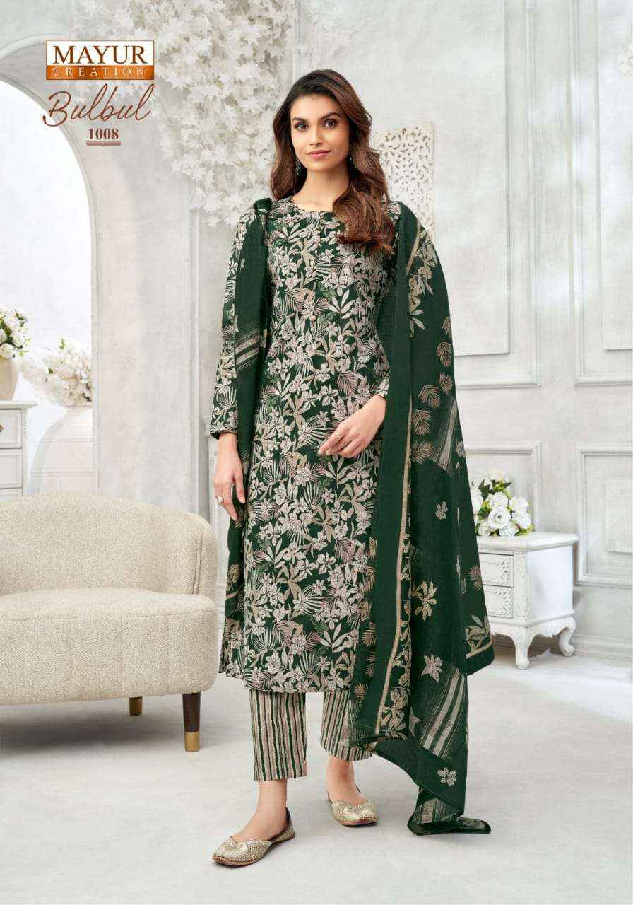 Mayur Creation Bulbul Vol 1 Cotton Dress Material 10 pcs Catalogue