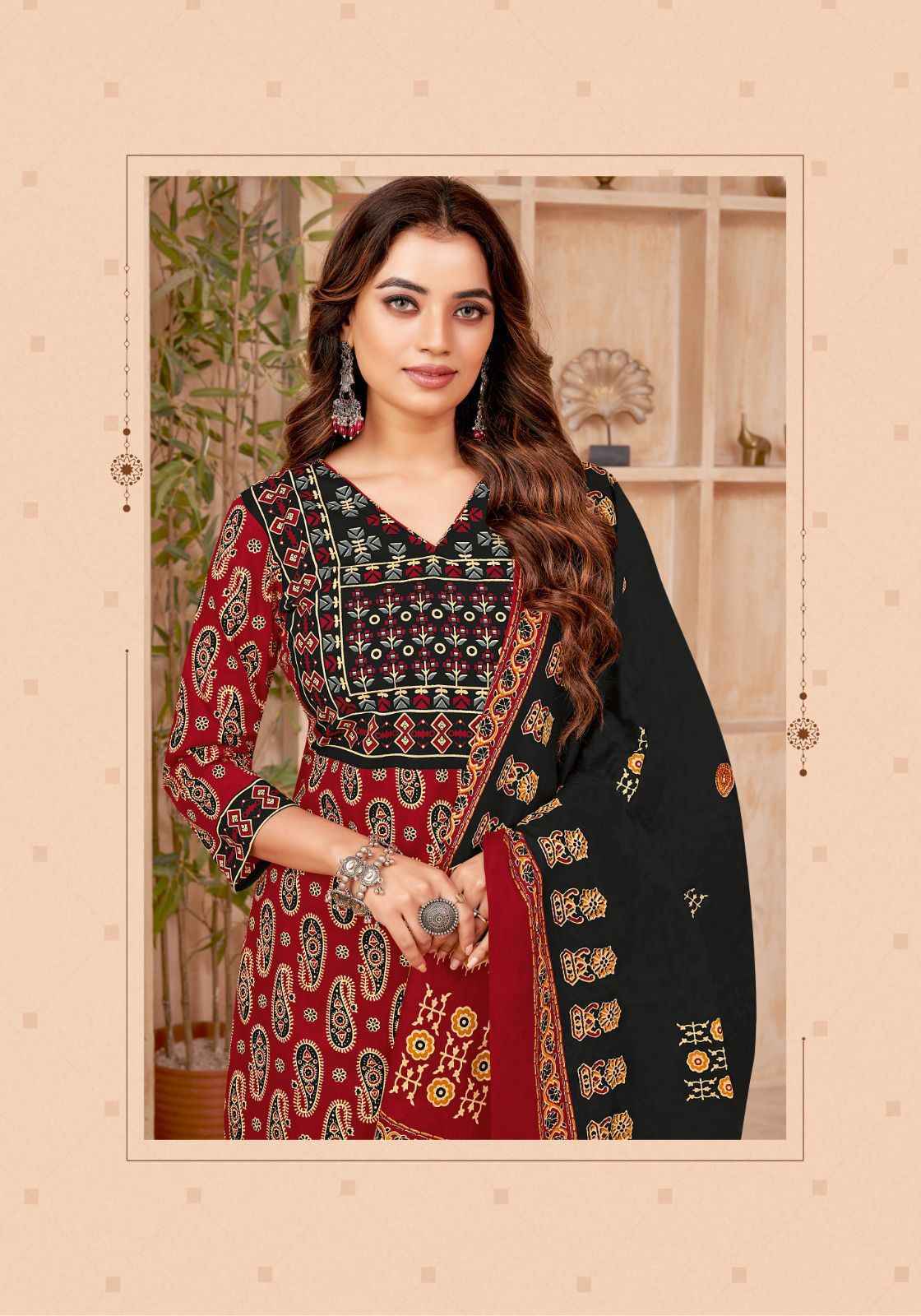 Miss World Choice Gamthi Vol-3 Cotton Dress Material (10 pcs Catalogue)