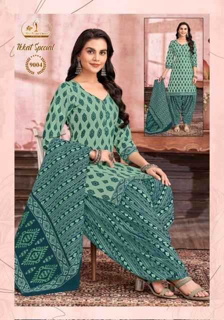 Miss World Choice Ikkat Special Vol-9 Cotton Dress Material (10 pcs Catalogue)