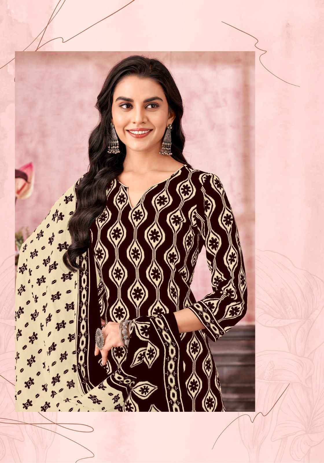 Miss World Choice Ikkat Special Vol-9 Cotton Dress Material (10 pcs Catalogue)