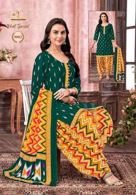 Miss World Choice Ikkat Special Vol-9 Cotton Dress Material (10 pcs Catalogue)
