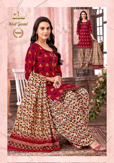 Miss World Choice Ikkat Special Vol-9 Cotton Dress Material (10 pcs Catalogue)