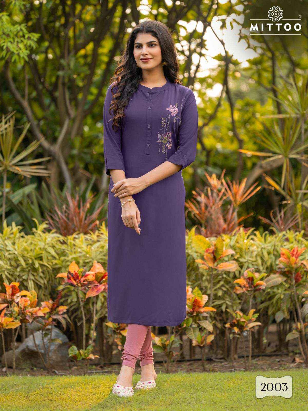 Mittoo Exotica Rayon Kurti (6 pcs Catalogue)