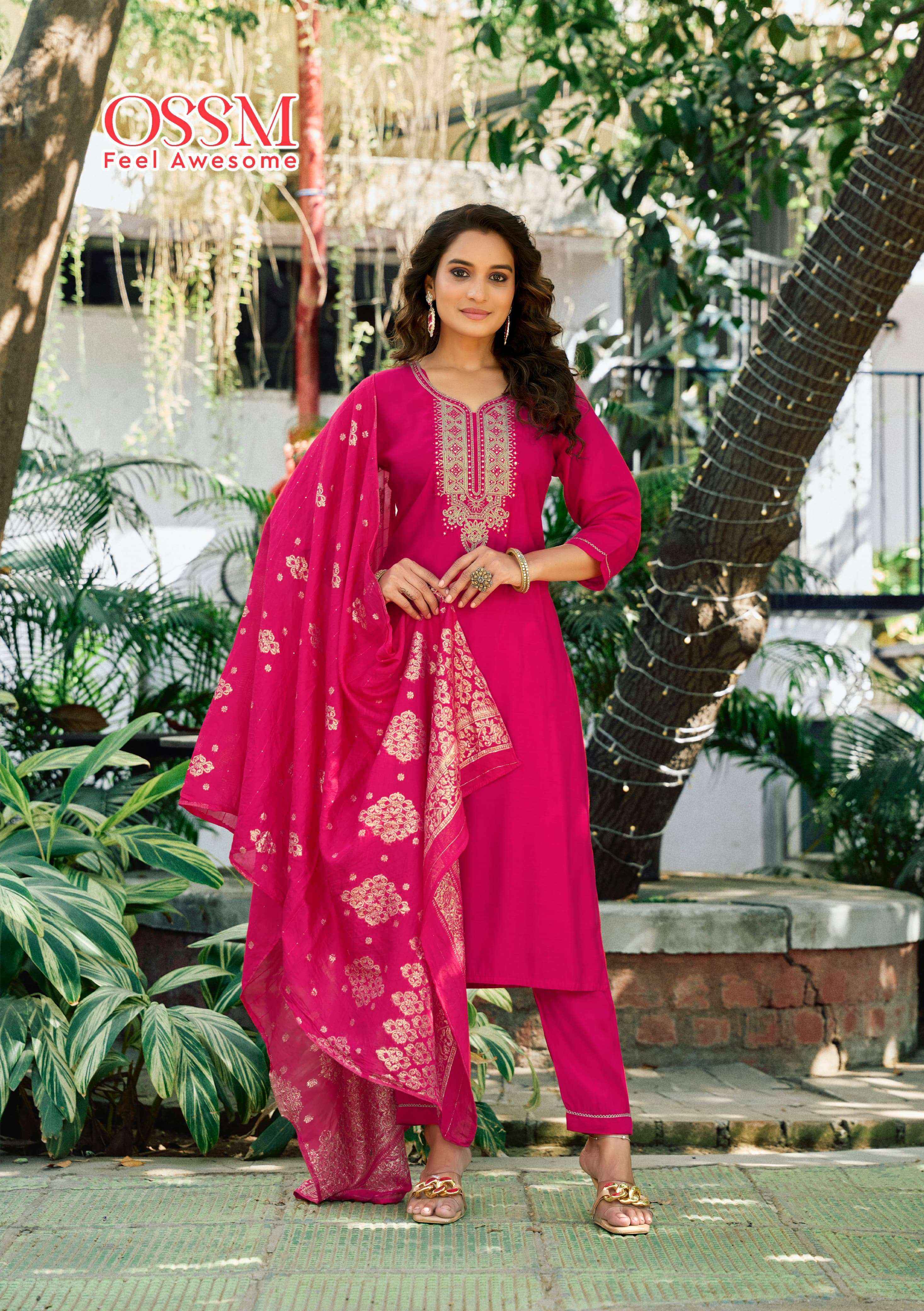 Ossm Nargis Vol-2 Viscouse Readsymade Suit (6 pcs Catalogue)