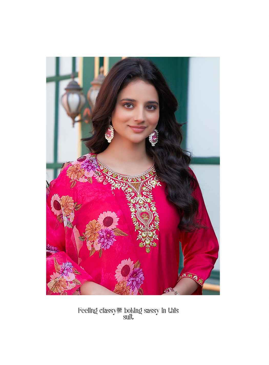 Passion Tree Malhar Vol-3 Roman Silk Readymade Suit (8 pcs Catalogue)