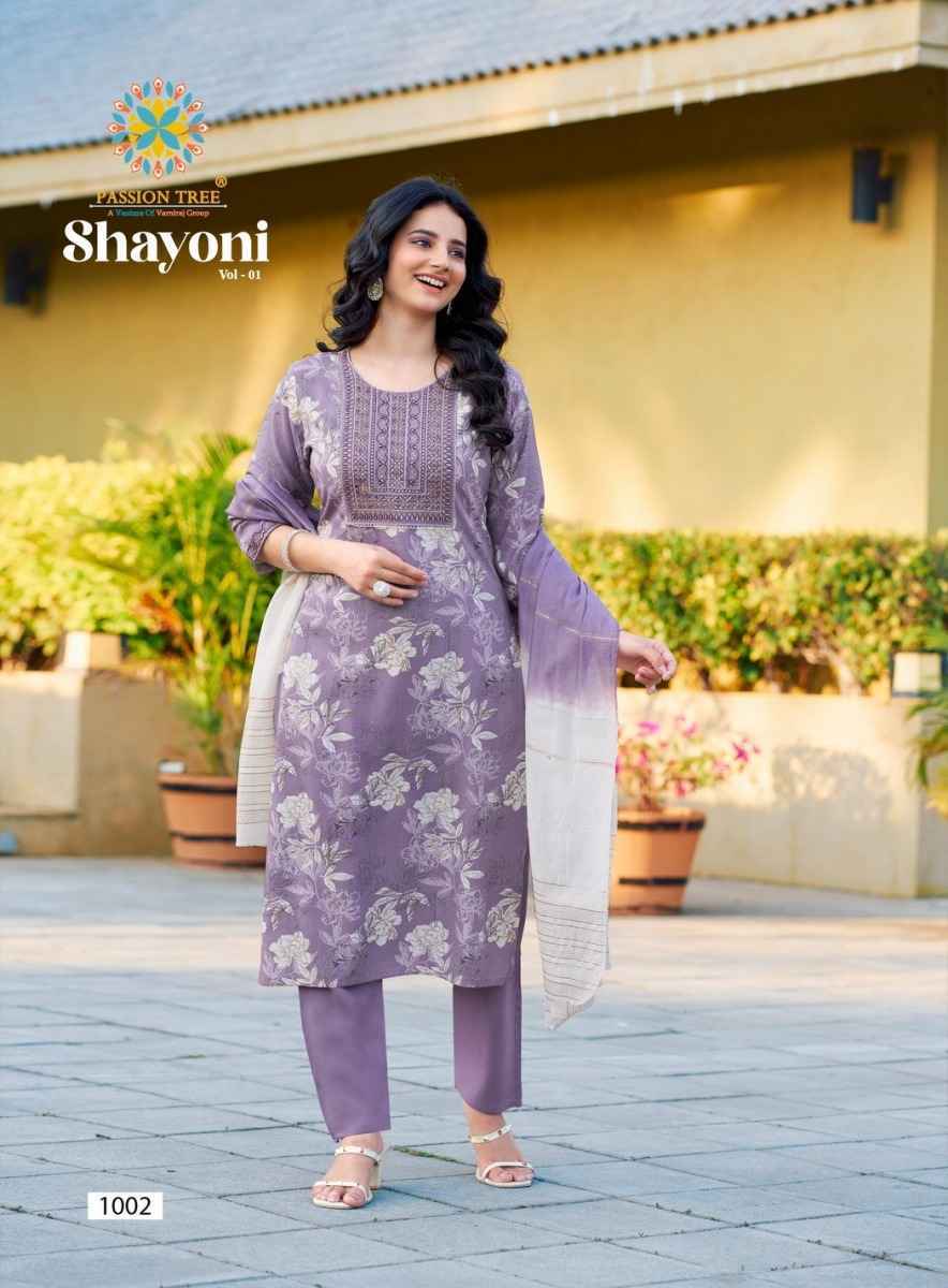 Passion Tree Shayoni Vol 1 Rayon Kurti Combo 8 pcs Catalogue