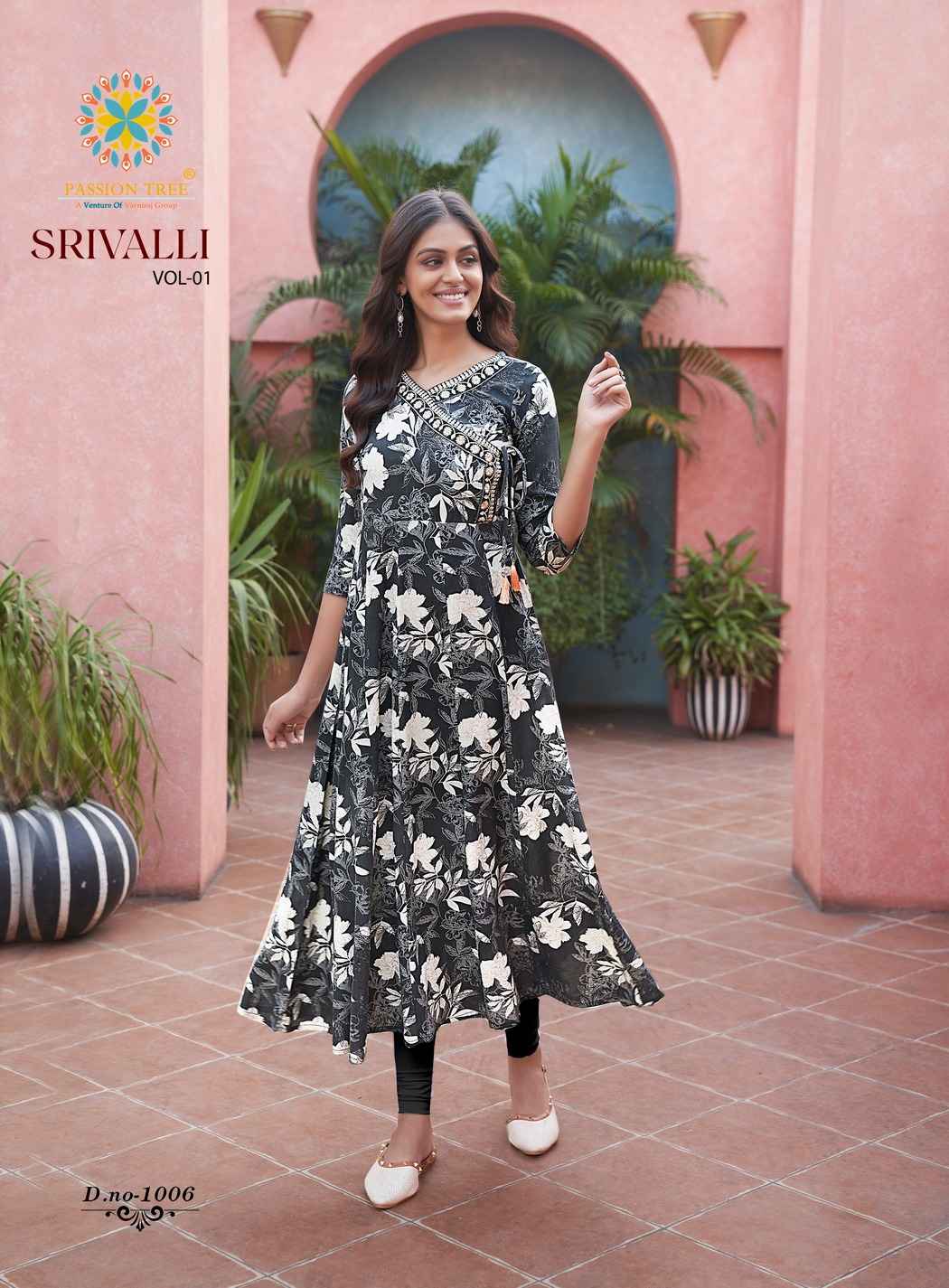 Passion Tree Shrivalli Vol-1 Rayon Kurti (8 pcs Catalogue)