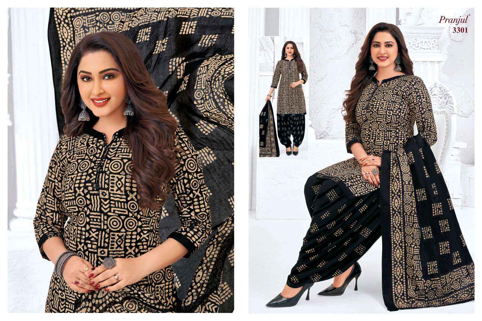 Pranjul Priyanshi Vol-33  Cotton Readymade Suit (30 pcs Catalogue)