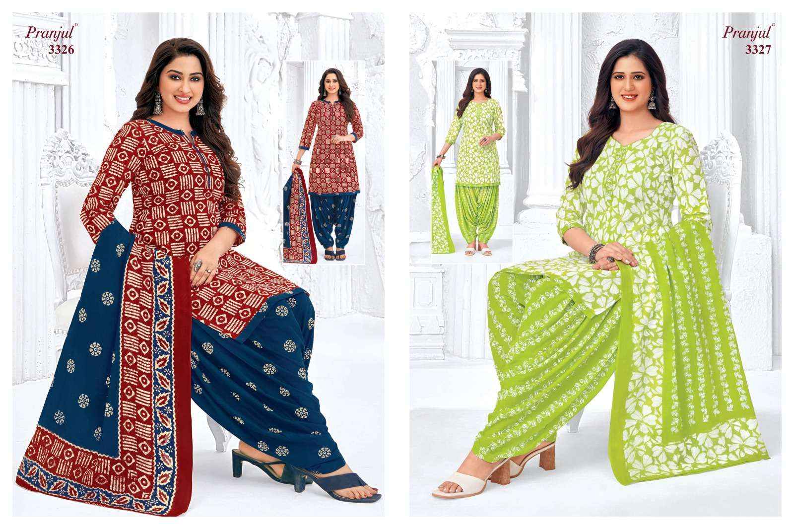 Pranjul Priyanshi Vol-33  Cotton Readymade Suit (30 pcs Catalogue)