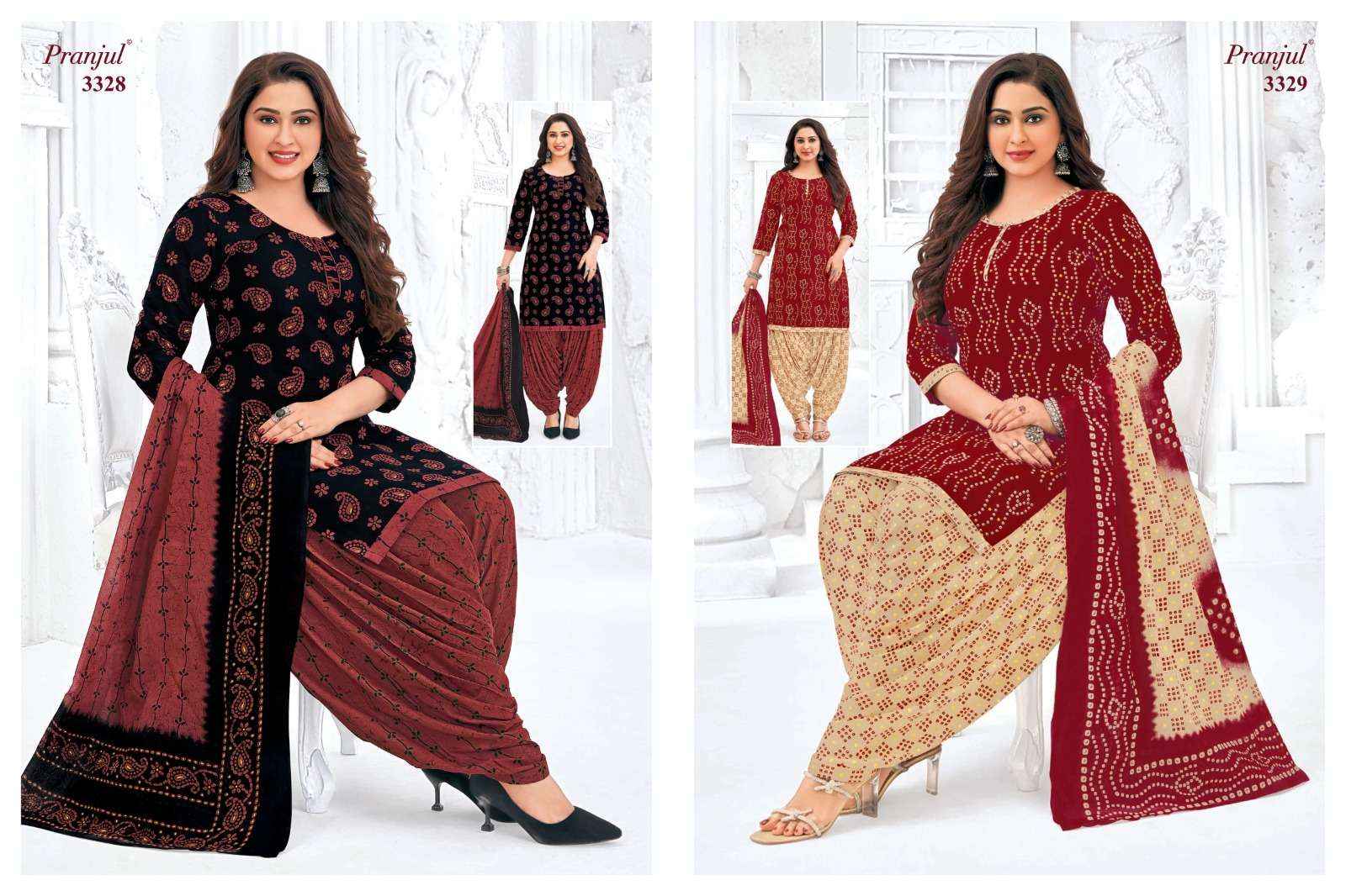 Pranjul Priyanshi Vol-33  Cotton Readymade Suit (30 pcs Catalogue)