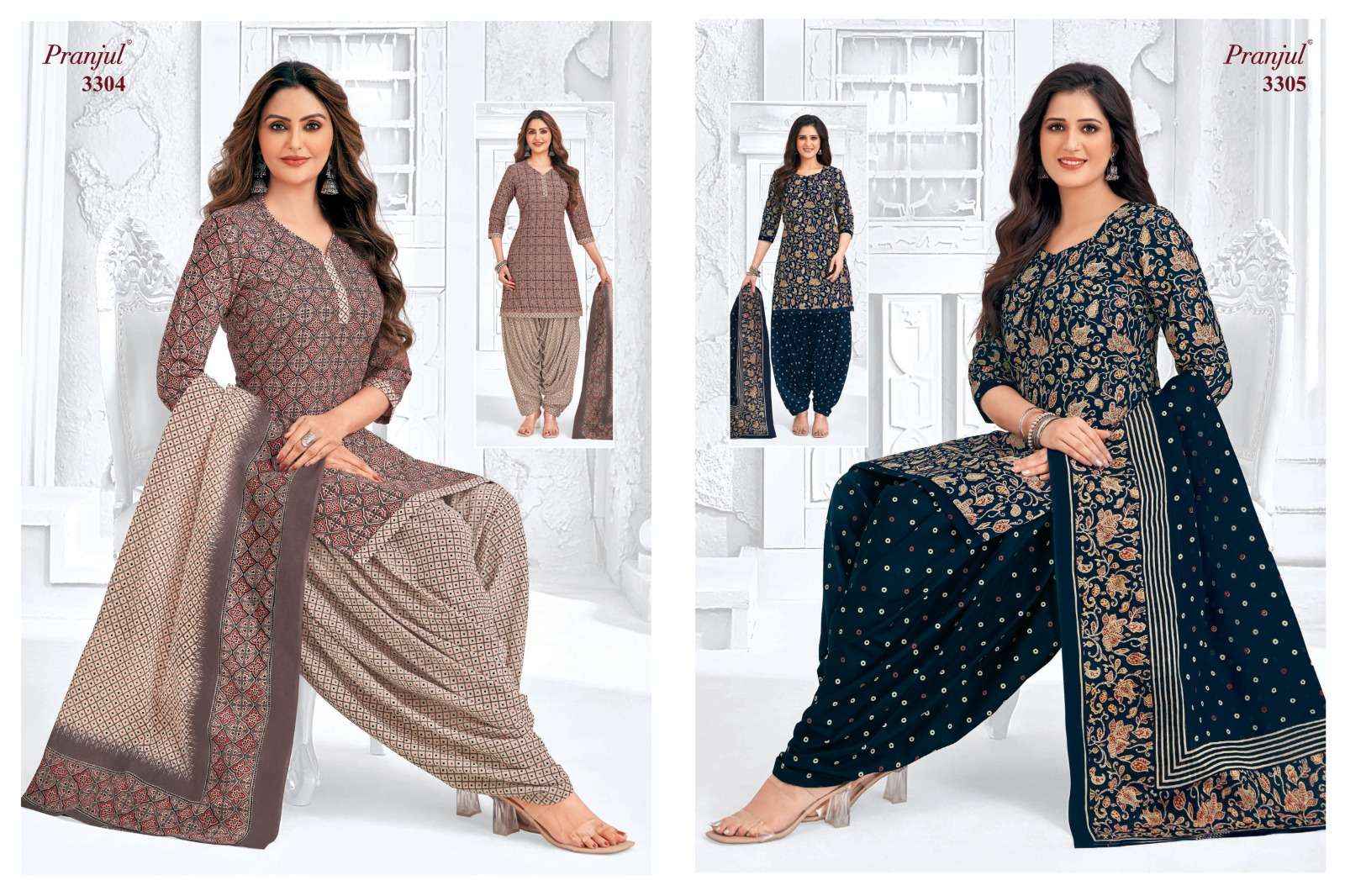 Pranjul Priyanshi Vol-33  Cotton Readymade Suit (30 pcs Catalogue)