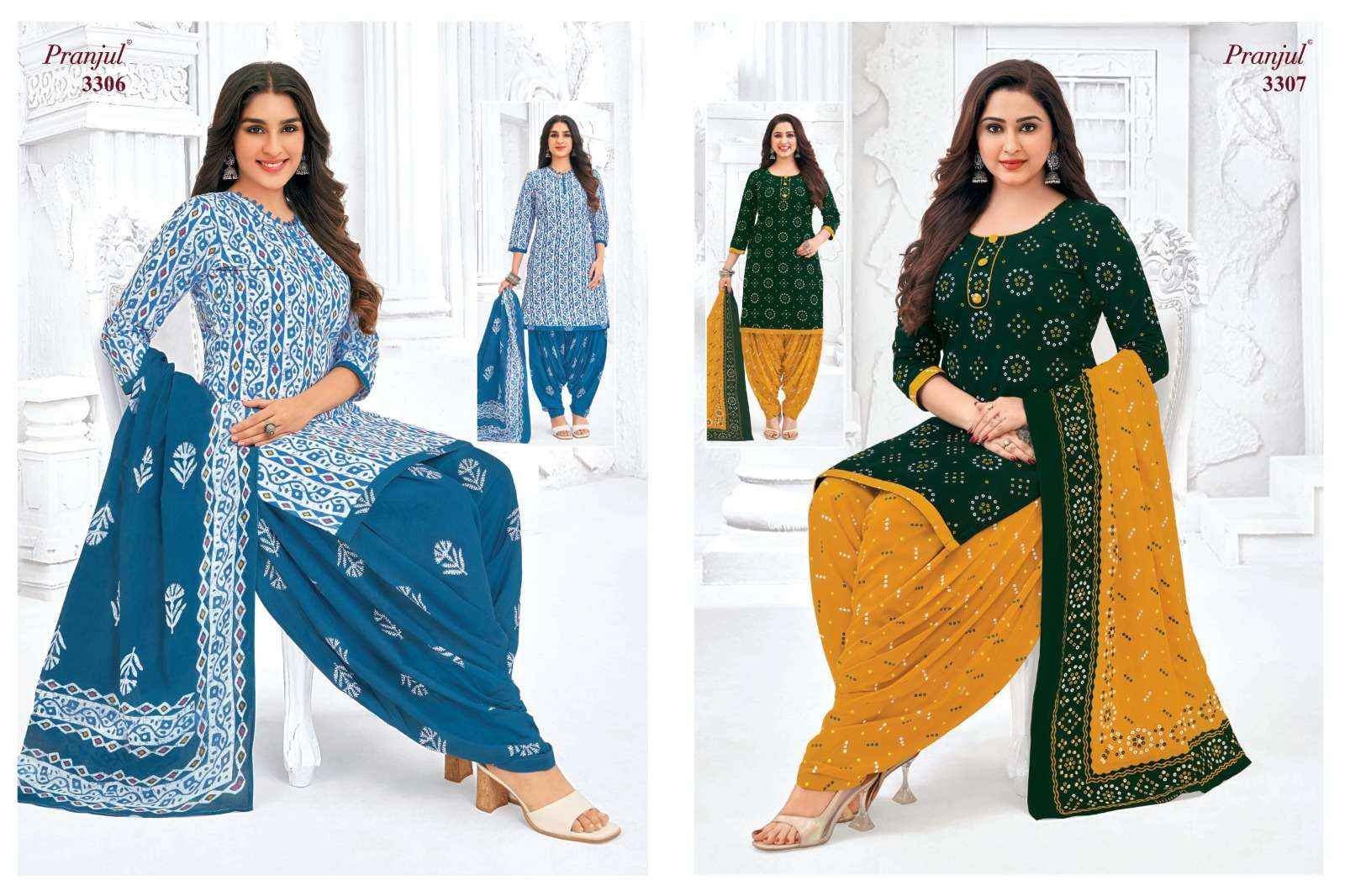 Pranjul Priyanshi Vol-33  Cotton Readymade Suit (30 pcs Catalogue)