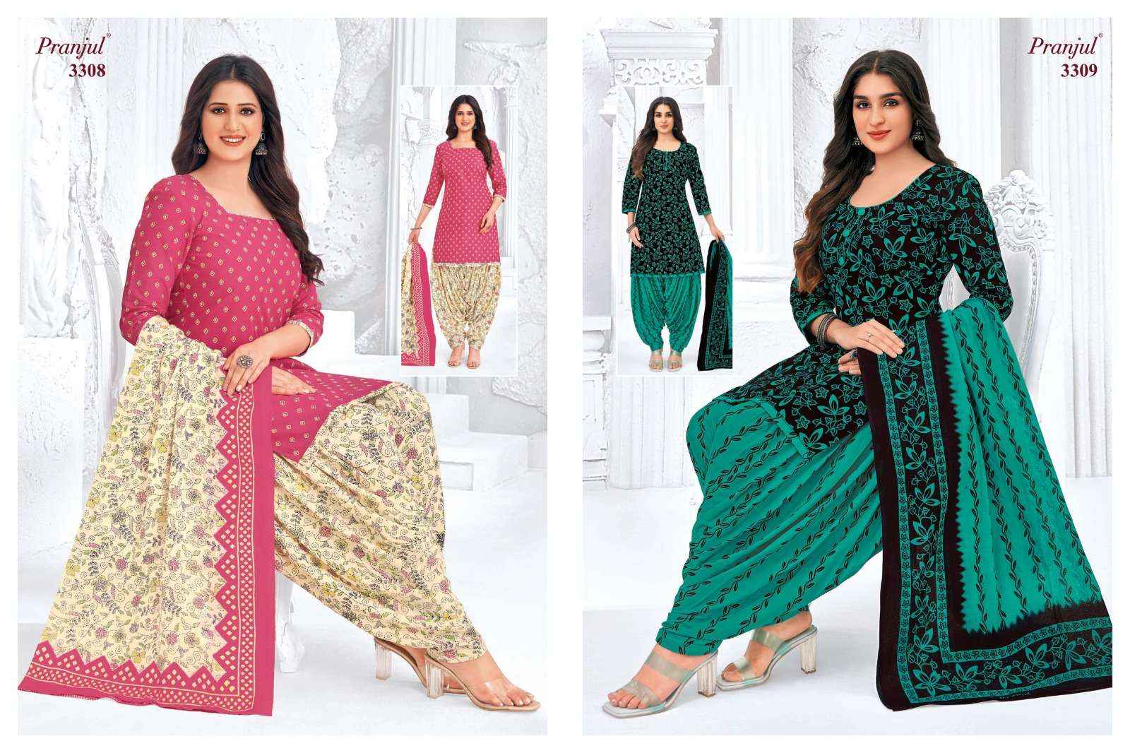 Pranjul Priyanshi Vol-33  Cotton Readymade Suit (30 pcs Catalogue)