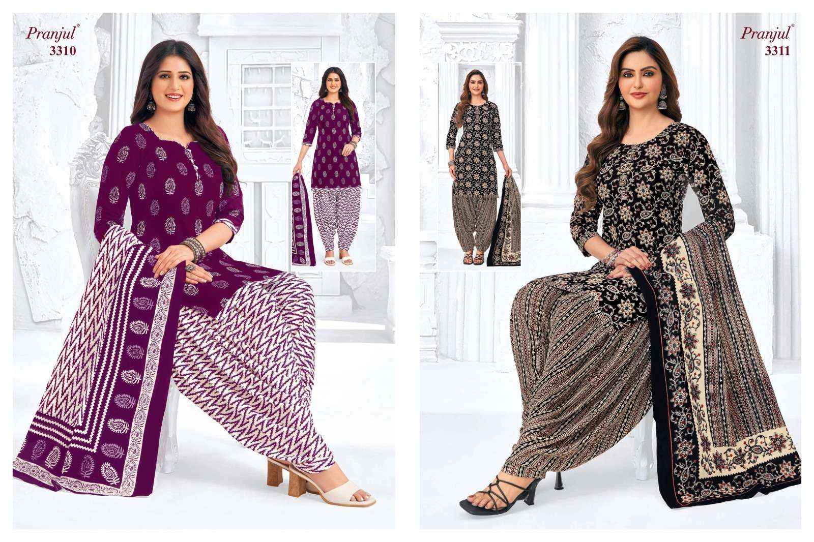 Pranjul Priyanshi Vol-33  Cotton Readymade Suit (30 pcs Catalogue)