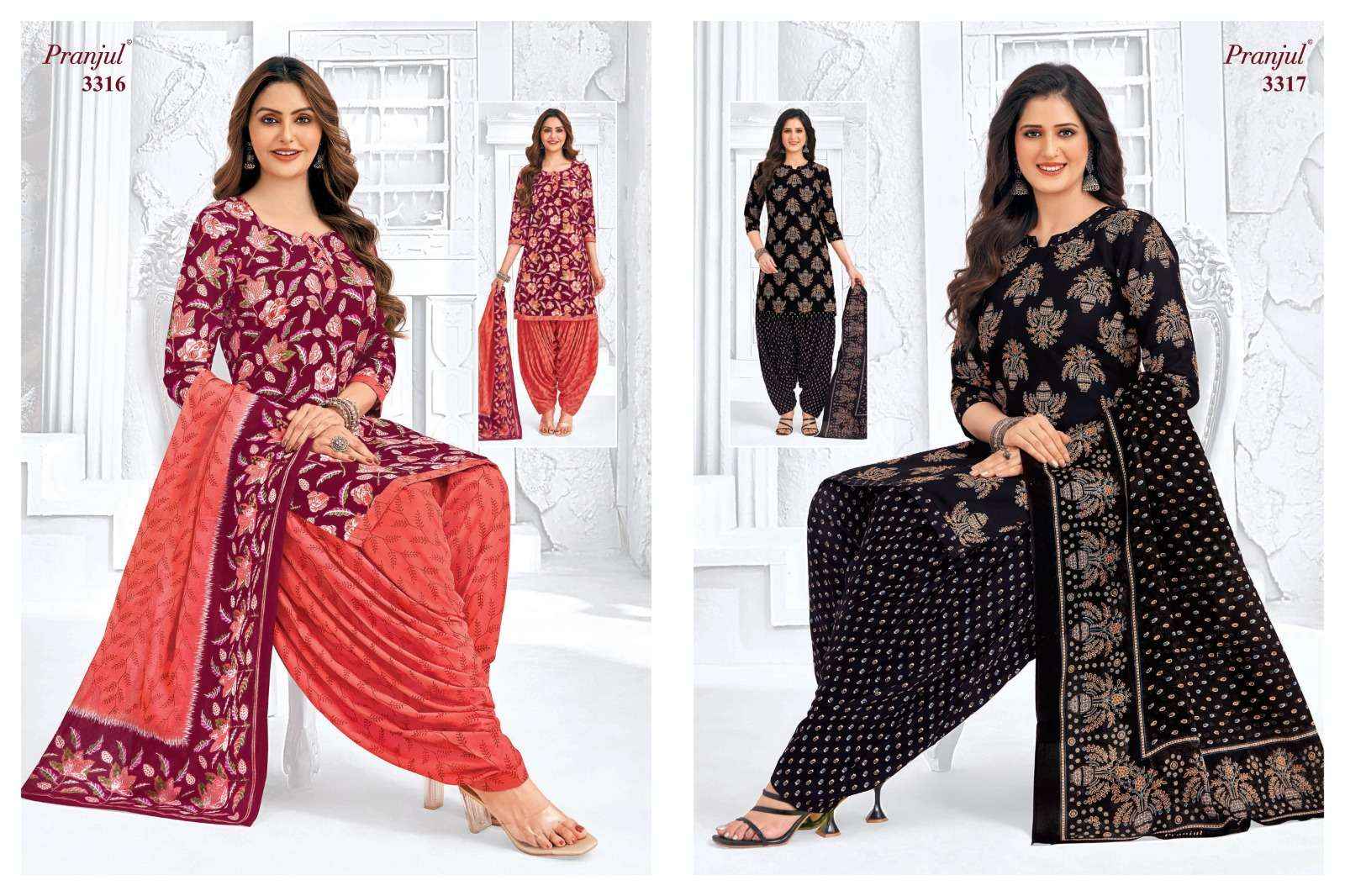 Pranjul Priyanshi Vol-33  Cotton Readymade Suit (30 pcs Catalogue)