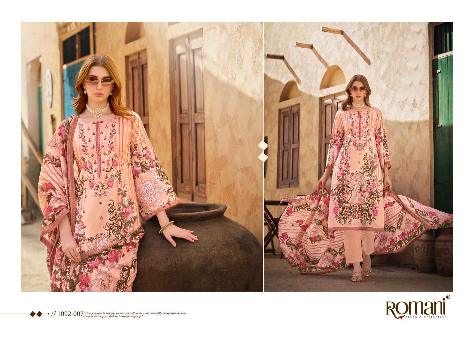 Romani Aarzu Vol-9 Cotton Dress Material (8 pcs Catalogue)