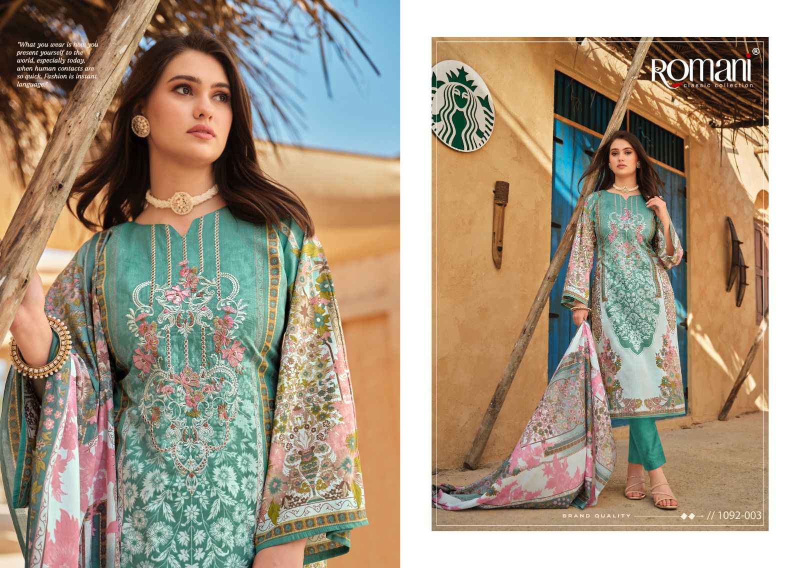 Romani Aarzu Vol-9 Cotton Dress Material (8 pcs Catalogue)
