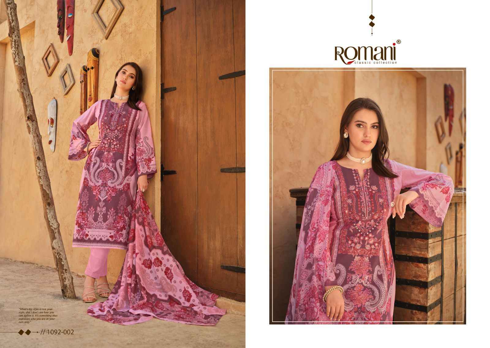 Romani Aarzu Vol-9 Cotton Dress Material (8 pcs Catalogue)