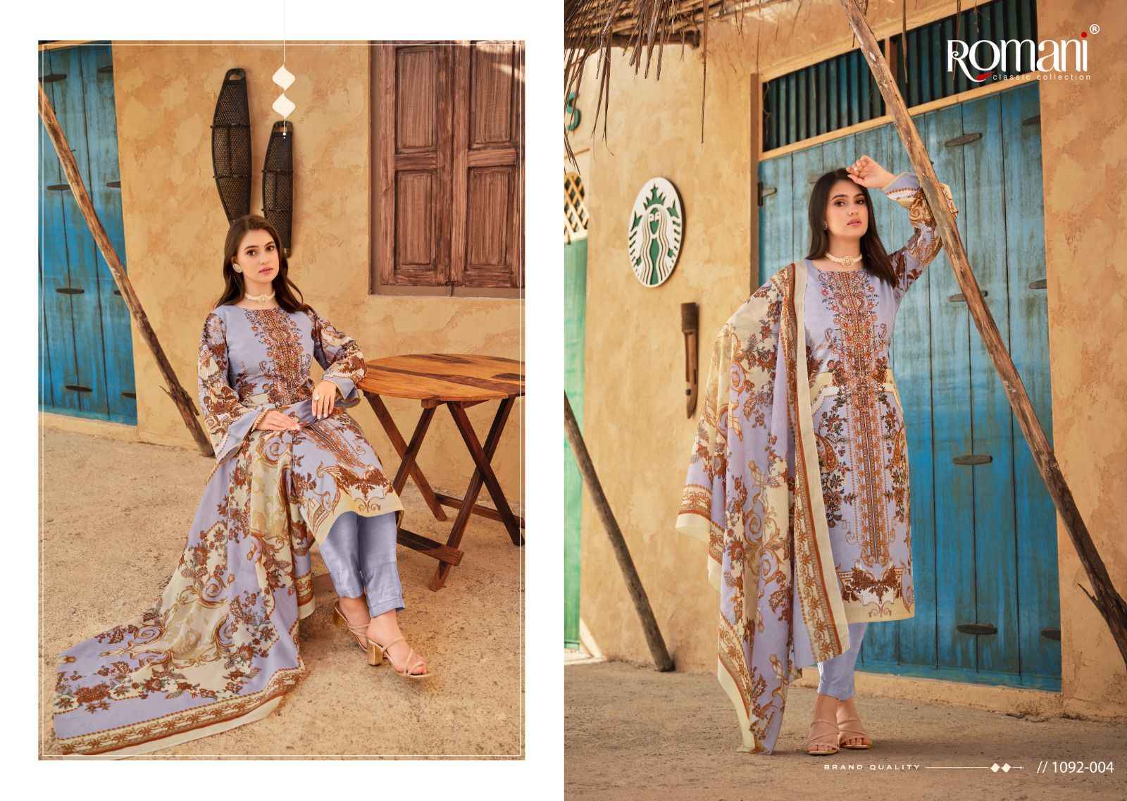 Romani Aarzu Vol-9 Cotton Dress Material (8 pcs Catalogue)