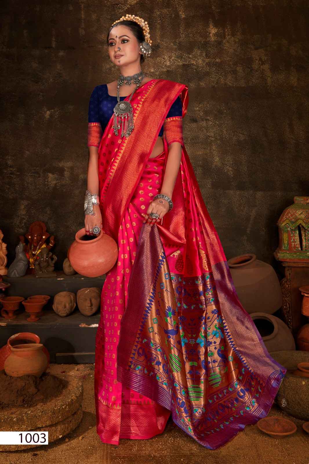 Saroj Morni Silk Soft Silk Saree (5 pcs Catalogue)