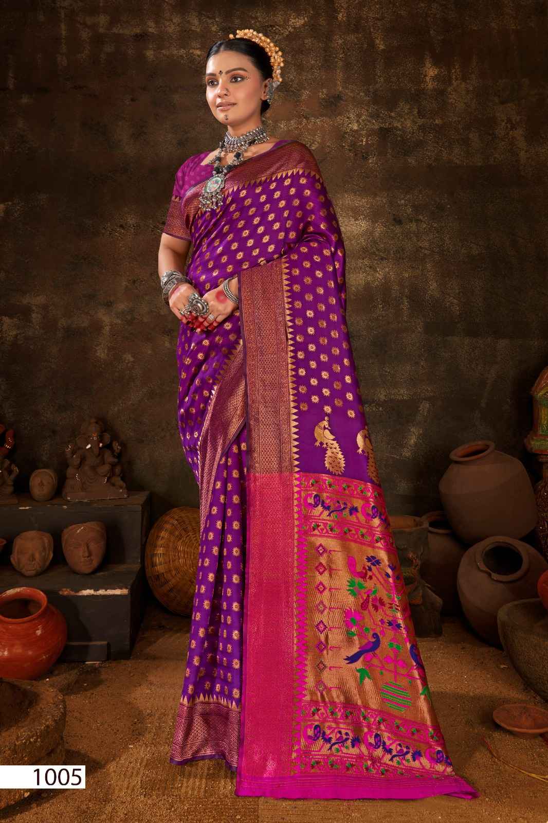 Saroj Morni Silk Soft Silk Saree (5 pcs Catalogue)