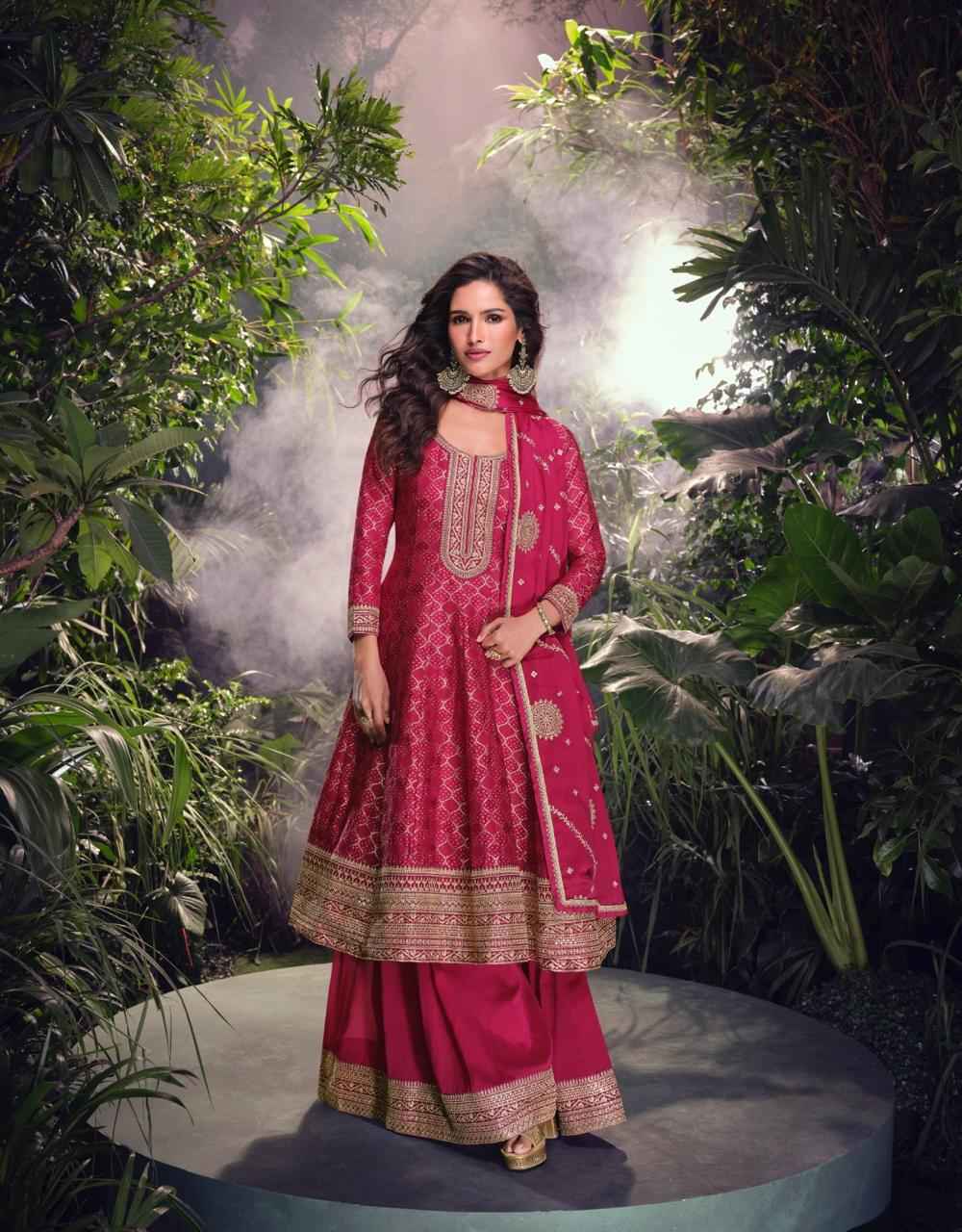 Sayuri Designer Akshara Readymade Viscouse Dress (3 pcs Catalogue)