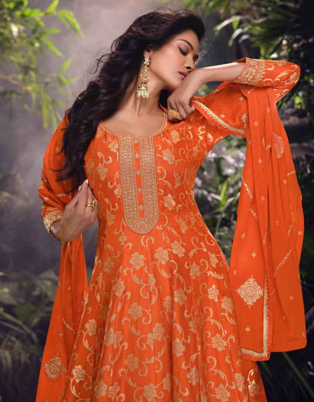 Sayuri Designer Akshara Readymade Viscouse Dress (3 pcs Catalogue)