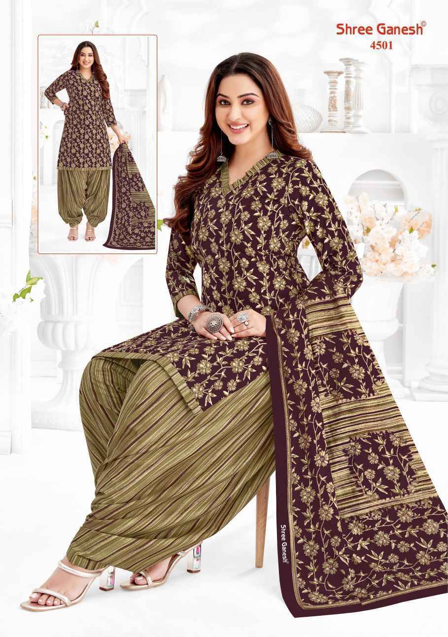 Shree Ganesh Hansika Vol-25 Exclusive Cotton Readymade Suit (18 pcs Catalogue)