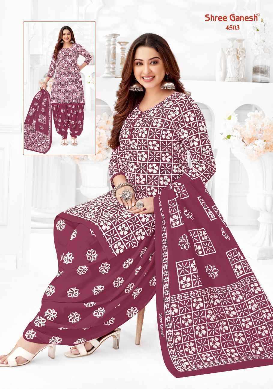 Shree Ganesh Hansika Vol-25 Exclusive Cotton Readymade Suit (18 pcs Catalogue)