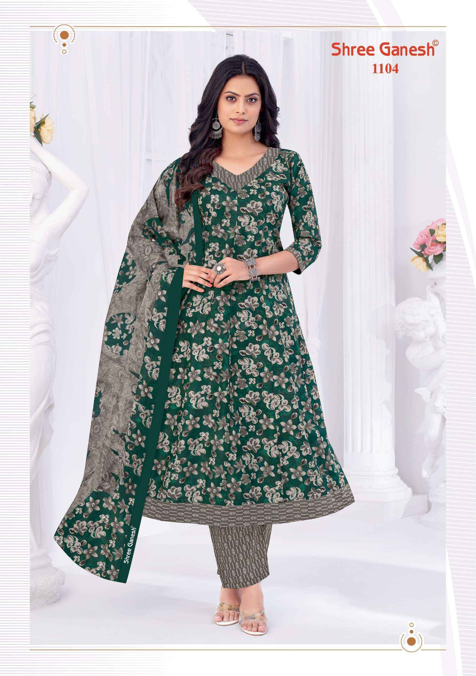 Shree Ganesh Zeenat Vol-1 Cotton Readymade Suit (9 pcs Catalogue)