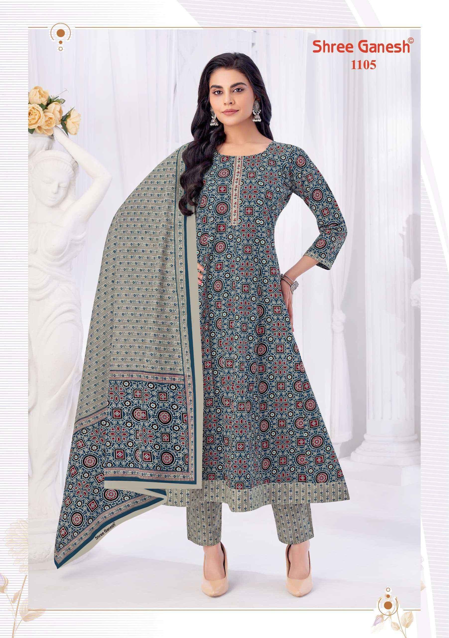 Shree Ganesh Zeenat Vol-1 Cotton Readymade Suit (9 pcs Catalogue)