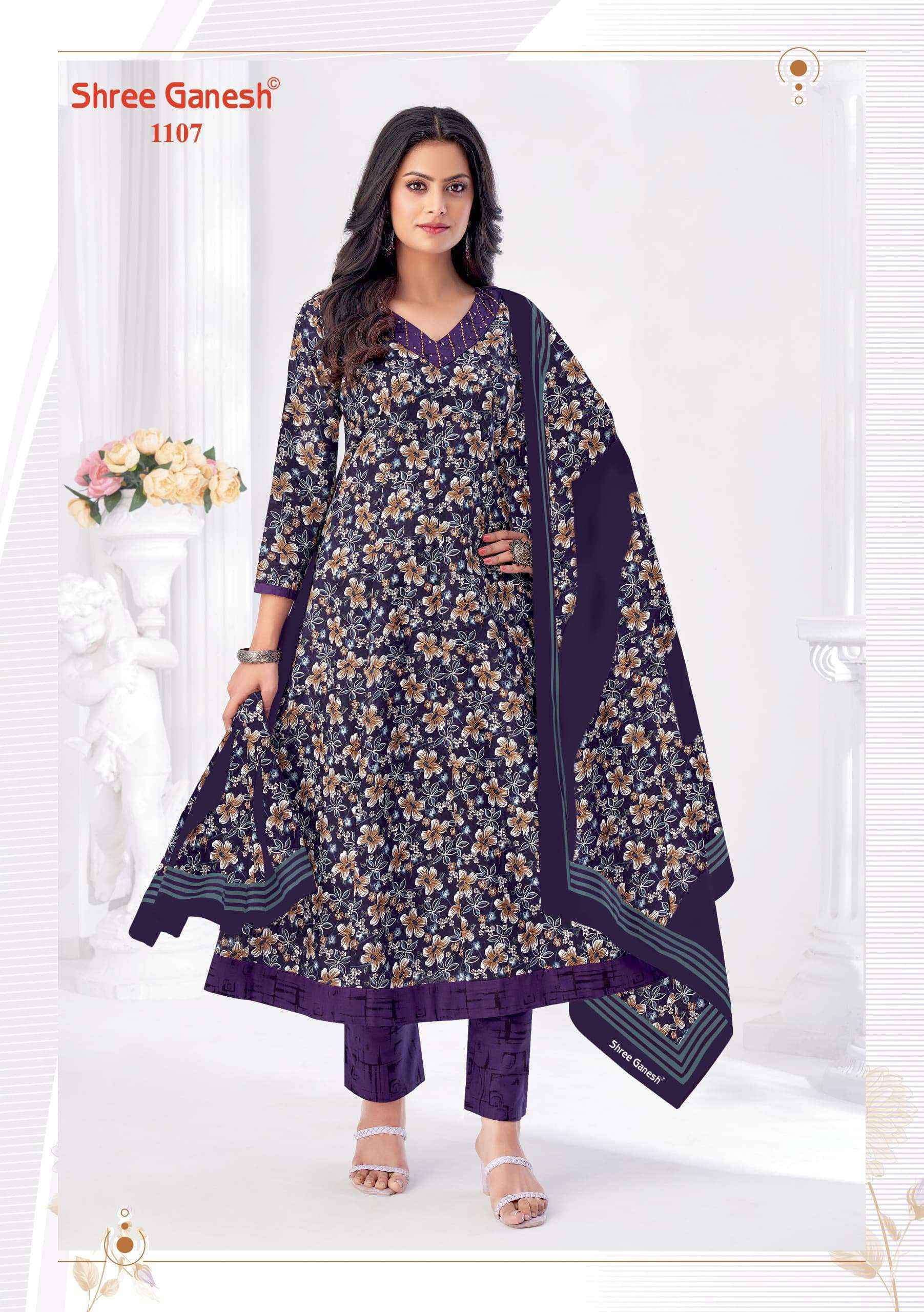 Shree Ganesh Zeenat Vol-1 Cotton Readymade Suit (9 pcs Catalogue)