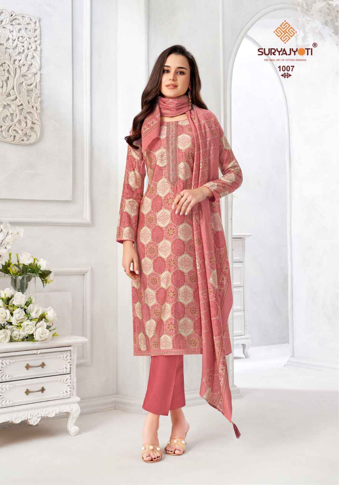 Suryajyoti Kuhu Vol-1 Pure Modal Dress Material (6 pcs Catalogue)