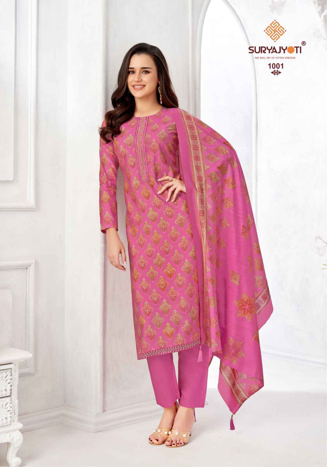 Suryajyoti Kuhu Vol-1 Pure Modal Dress Material (6 pcs Catalogue)