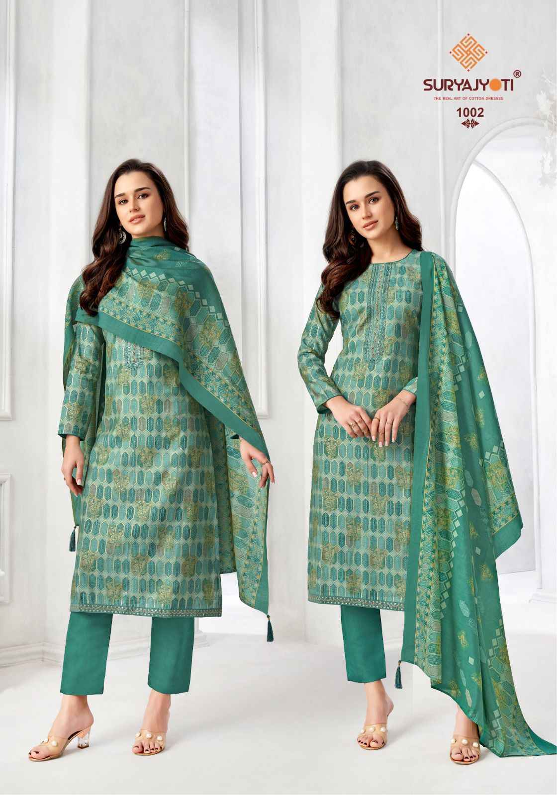 Suryajyoti Kuhu Vol-1 Pure Modal Dress Material (6 pcs Catalogue)