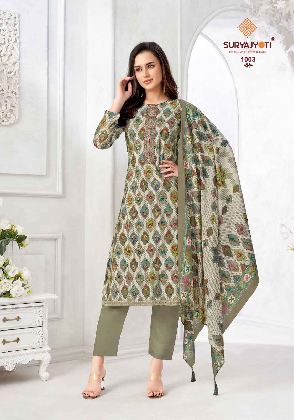 Suryajyoti Kuhu Vol-1 Pure Modal Dress Material (6 pcs Catalogue)