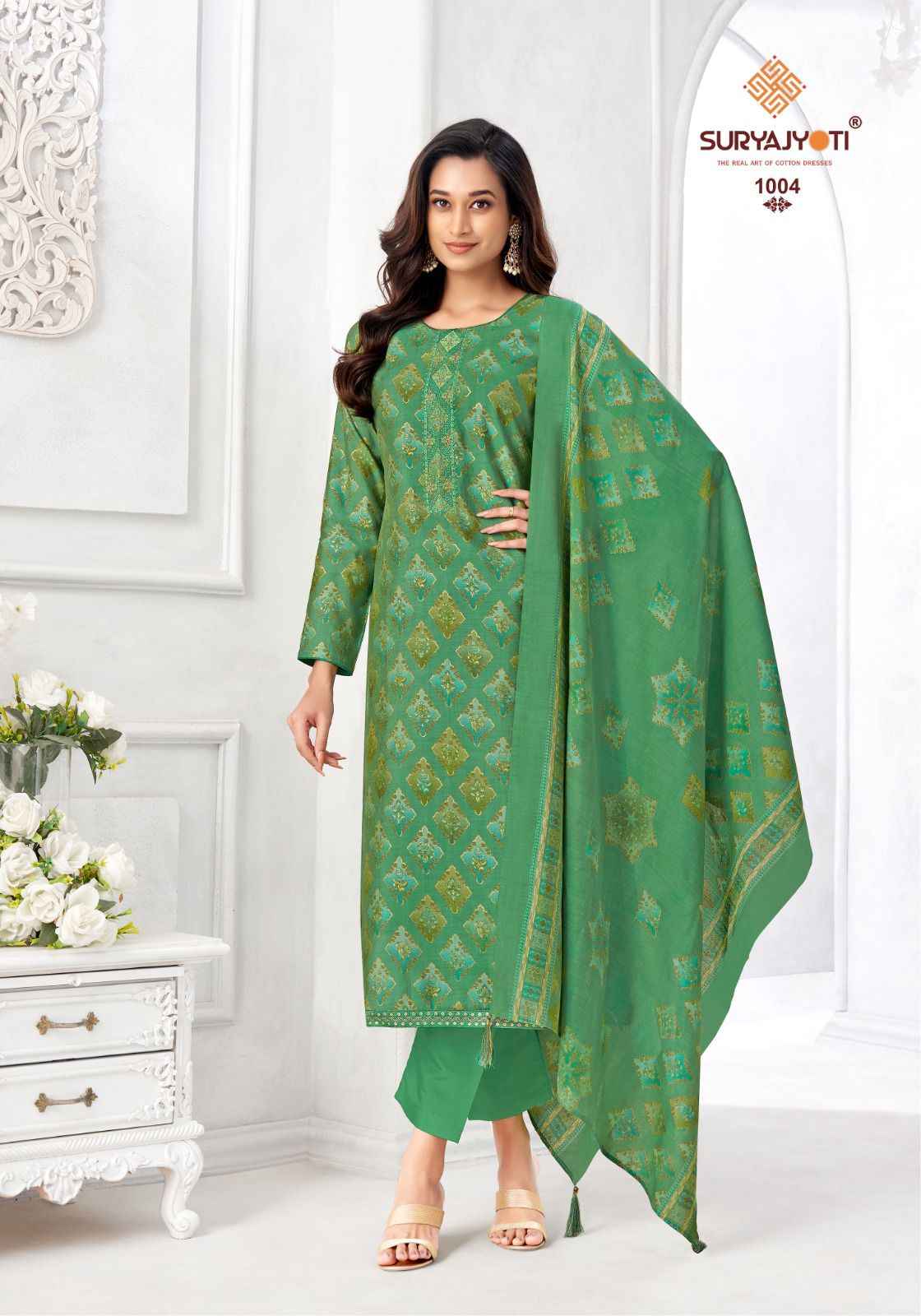 Suryajyoti Kuhu Vol-1 Pure Modal Dress Material (6 pcs Catalogue)