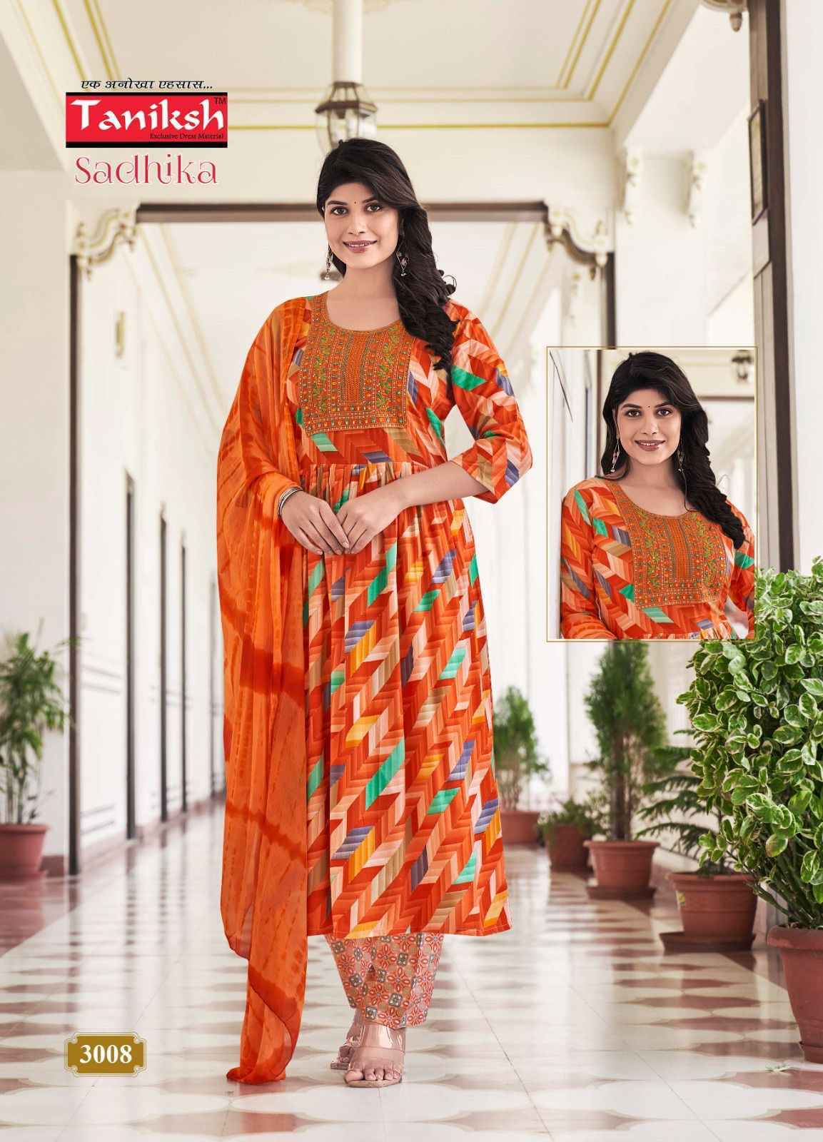 Taniksh Sadhika Vol-3 Rayon Readymade Suit (8 pcs Catalogue)