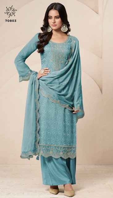 Vinay Fashion Kuleesh Dia Silk Dress Material (5 pcs Catalogue)