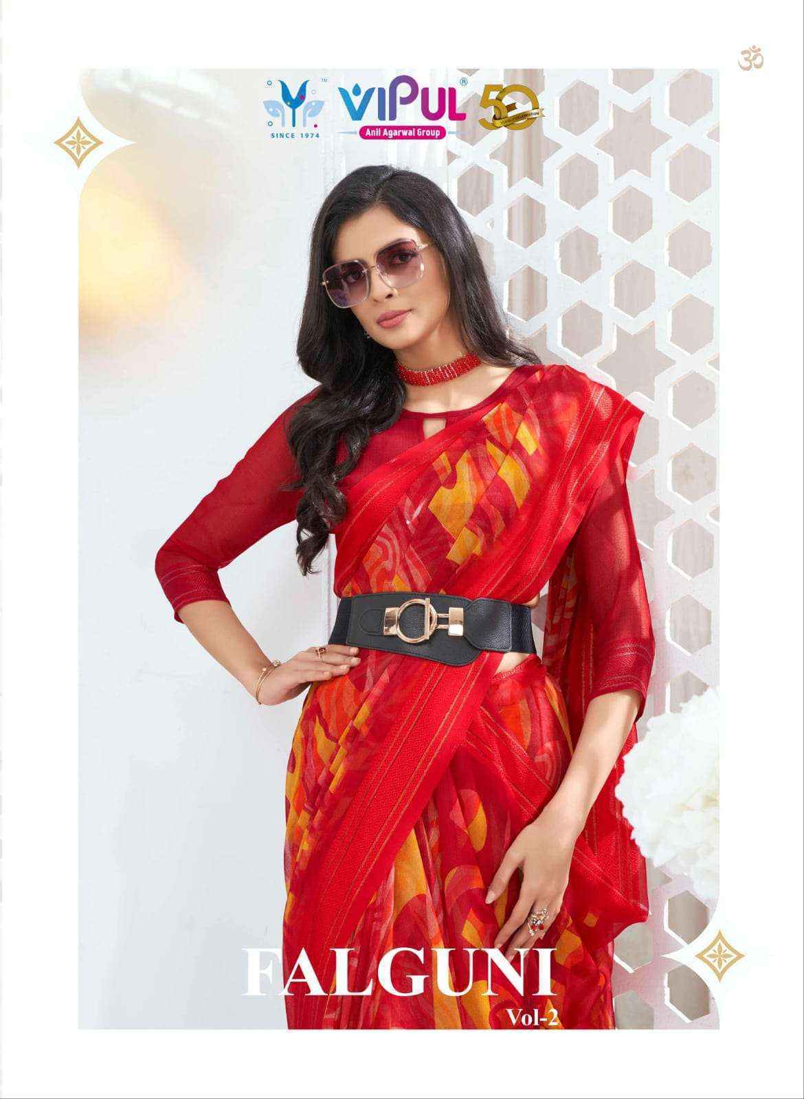 Vipul Falguni Vol-2 Georgette Saree (9 pcs Catalogue)