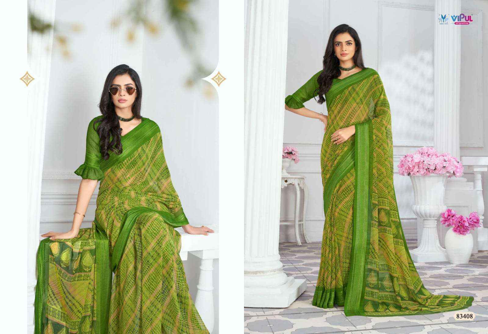 Vipul Falguni Vol-2 Georgette Saree (9 pcs Catalogue)