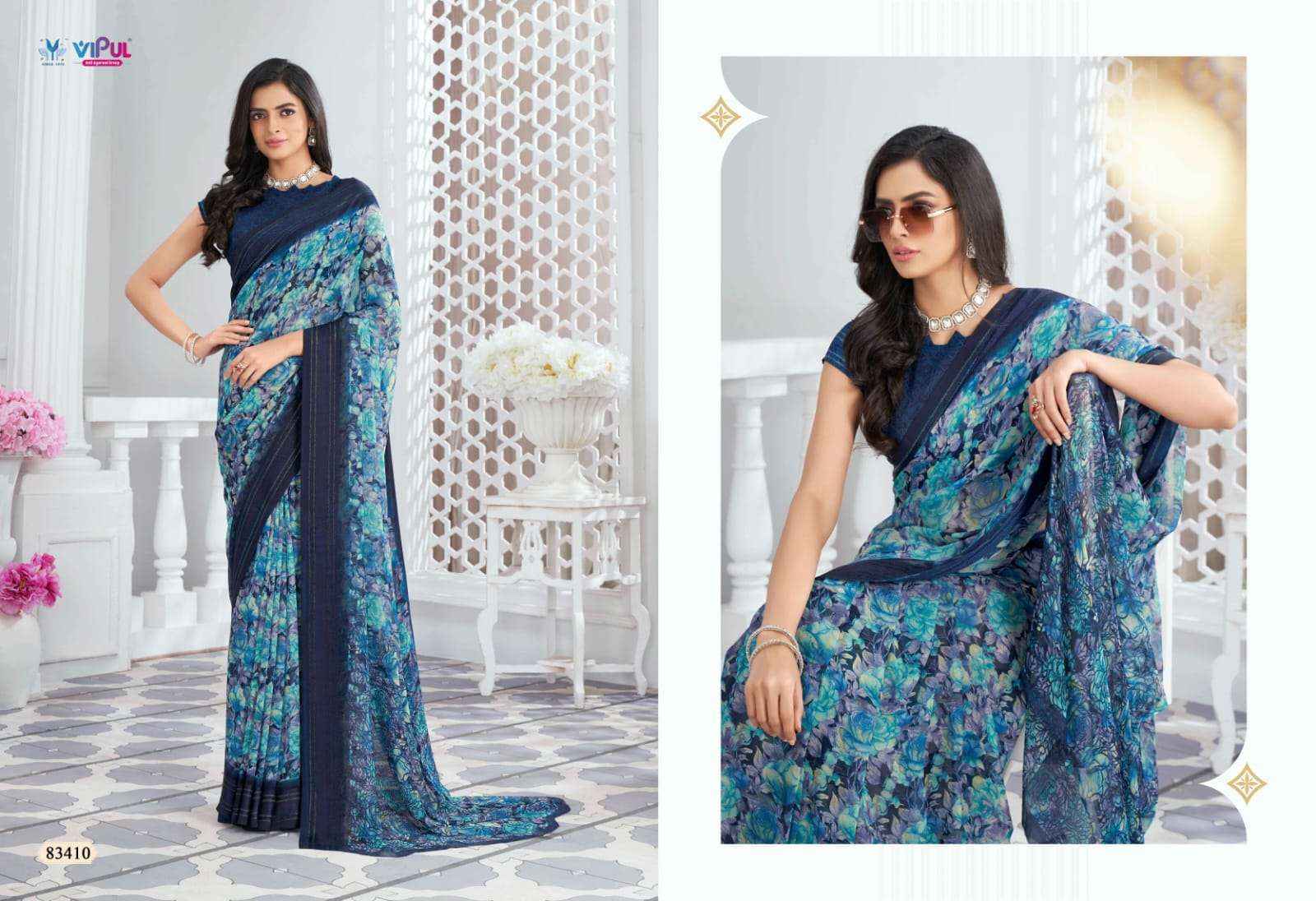 Vipul Falguni Vol-2 Georgette Saree (9 pcs Catalogue)