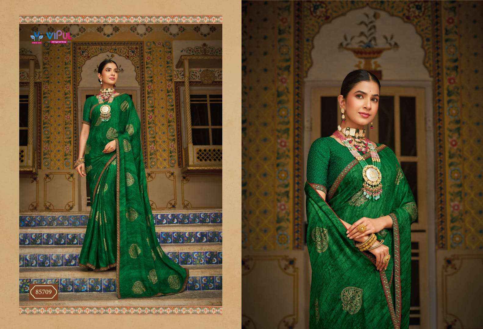 Vipul Sugandha Vol-3 Georgette Saree (4 pcs Catalogue)