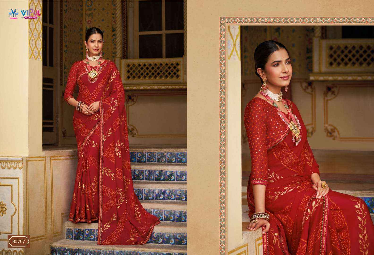 Vipul Sugandha Vol-3 Georgette Saree (4 pcs Catalogue)
