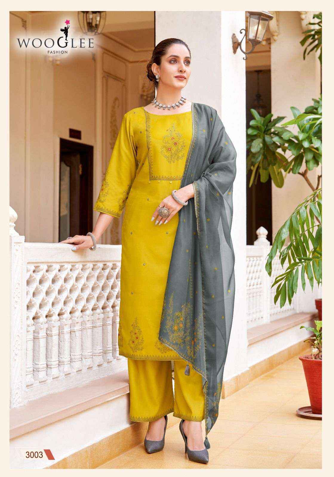 Wooglee Swaraj Viscouse Readymade Suit (6 pcs Catalogue)