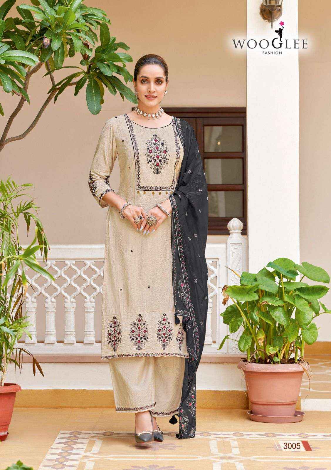 Wooglee Swaraj Viscouse Readymade Suit (6 pcs Catalogue)