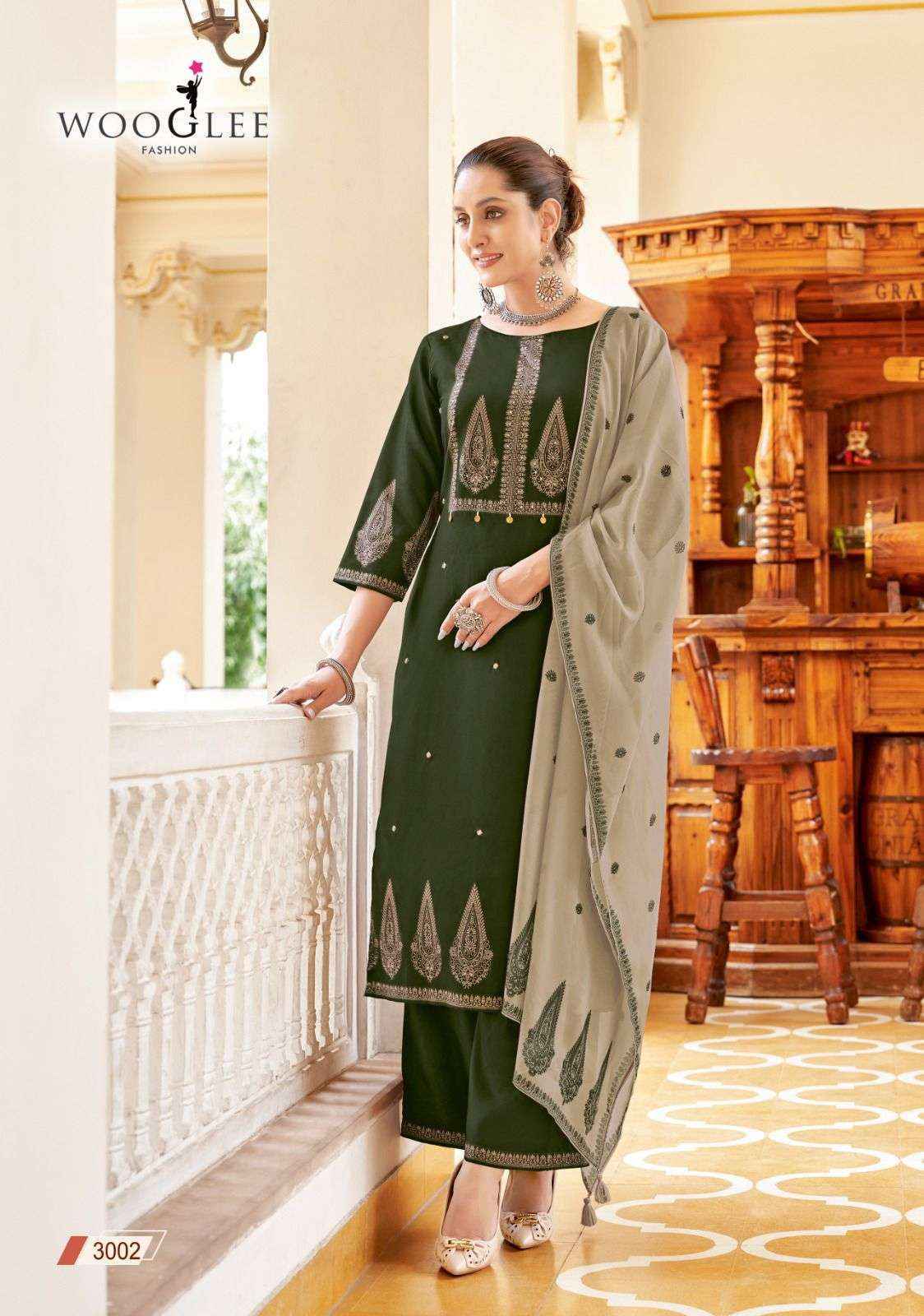 Wooglee Swaraj Viscouse Readymade Suit (6 pcs Catalogue)